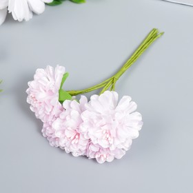 

Цветы для декорирования "Пион садовый светло-розовый" 1 букет=6 цветов 10 см
