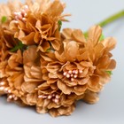 Цветы для декорирования "Пион садовый карамель" 1 букет=6 цветов 10 см - Фото 3