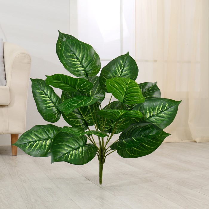 Куст искусственный «Диффенбахия», h=65 см - Фото 1