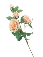 Цветы искусственные «Роза кустовая», h=67 см, бледно-розовые  (артикул 7510192)  большой выбор товаров оптом и в розницу по низким ценам с доставкой