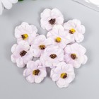 Бутон на ножке для декорирования "Примула" светло-сиреневая d=3 см - Фото 3