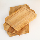 Набор досок разделочных Дарим Красиво «Ромб», 3 шт., 36×22×1.8 см, 32×20×1.8 см, 28×18×1.8 см, подставка, дерево - Фото 3