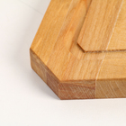 Набор досок разделочных Дарим Красиво «Ромб», 3 шт., 36×22×1.8 см, 32×20×1.8 см, 28×18×1.8 см, подставка, дерево - Фото 4