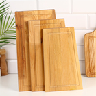 Набор досок разделочных Дарим Красиво «Парус», 3 шт., 38×22×1.8 см, 34×20×1.8 см, 30×18×1.8 см, на подставке, дерево - Фото 2