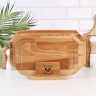 Набор досок разделочных Дарим Красиво «Гайка», 3 шт., 38×22×1.8 см, 34×20×1.8 см, 30×18×1.8 см, дерево - Фото 2