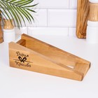 Набор досок разделочных Дарим Красиво «Круг», 3 шт., d=35×1.8 см, 30×1.8 см, 25×1.8 см, на подставке, дерево - Фото 5