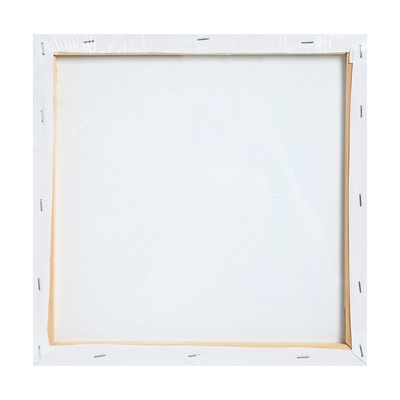 Холст на подрамнике, хлопок 100%, 1.6×20×20 см, акриловый грунт, мелкозернистый, 280 г/м²