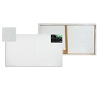 Холст на подрамнике, хлопок 100%, 1.6×50×90 см, акриловый грунт, среднезернистый, 380 г/м² - Фото 1