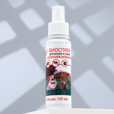 Биоспрей антипаразитарный «МОЙ ВЫБОР» для кошек и собак, 100 мл