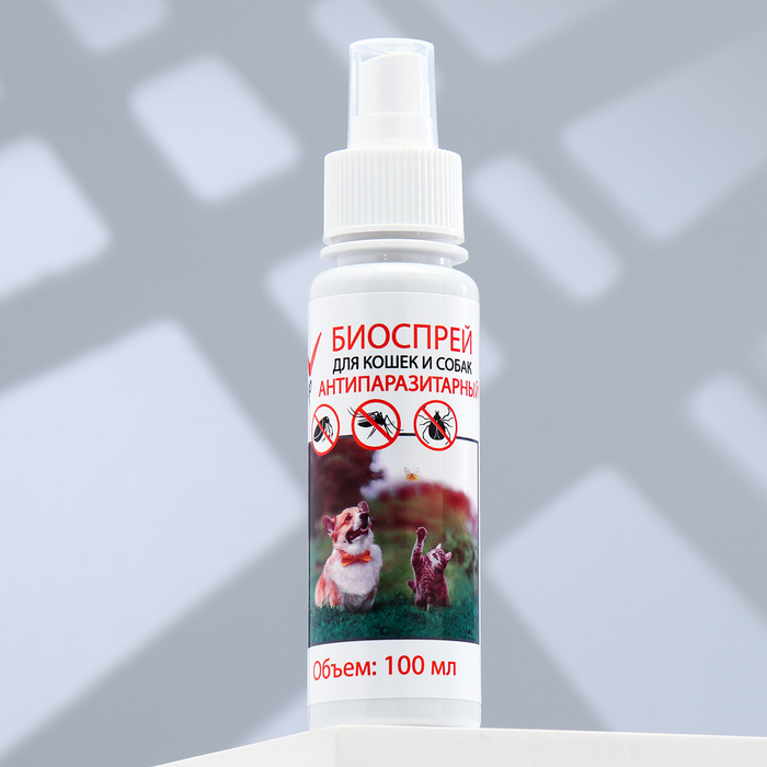 Биоспрей антипаразитарный для кошек и собак «МОЙ ВЫБОР», 100 мл - Фото 1