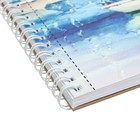 Скетчпад для акварели 195 х 195 мм, 20 листов на гребне "Лодки", обложка мелованный картон, жёсткая подложка, перфорация на отрыв, блок 200 г/м2 - Фото 4