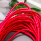 Резинка для творчества "Fabrika Decoru" круглая 2мм, 5 м Ярко-розовая 7587055