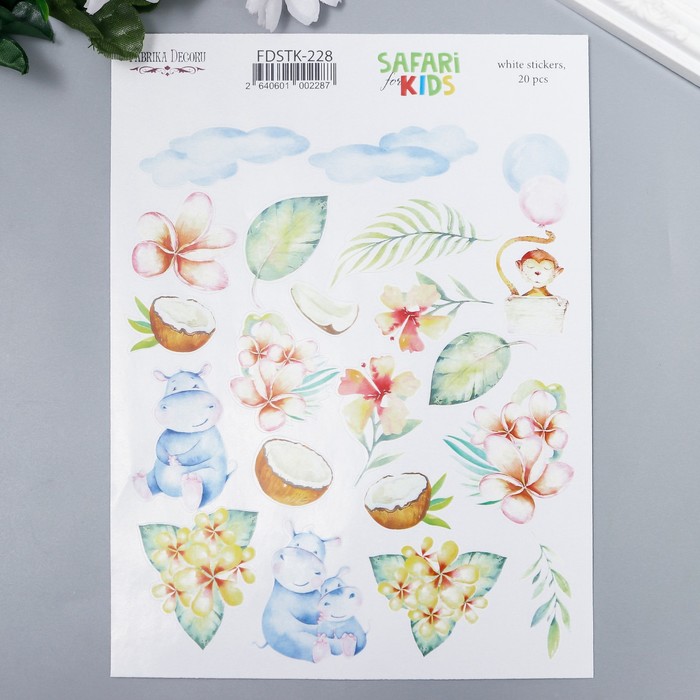 Набор стикеров "Fabrica Decoru" 20 шт №228 - Фото 1