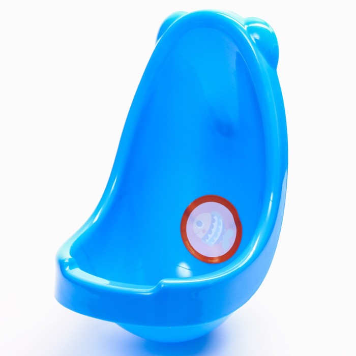 Писсуар детский пластиковый «Рыбка», цвет синий - Фото 1