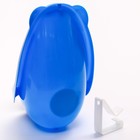 Писсуар детский пластиковый «Рыбка», цвет синий - Фото 4