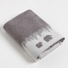 Полотенце махровое LoveLife "Winter dream" 30х60 см, серый, 100% хлопок, 400 гр/м2 - Фото 3