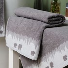 Полотенце махровое LoveLife "Winter dream" 30х60 см, серый, 100% хлопок, 400 гр/м2 - Фото 7