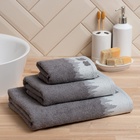 Полотенце махровое Love Life Winter dream 50×90 см, 100% хлопок, 400 г/м², серое - Фото 4