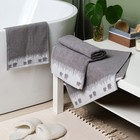 Полотенце махровое Love Life «Winter dream» 50×90 см, серый, 100% хл, 400 г/м² - Фото 2