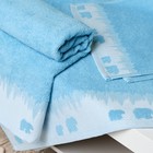 Полотенце махровое LoveLife "Winter dream" 50х90 см, голубой, 100% хлопок, 400 гр/м2 - Фото 7