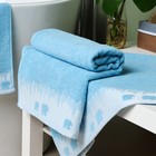 Полотенце махровое LoveLife "Winter dream" 50х90 см, голубой, 100% хлопок, 400 гр/м2 - Фото 8