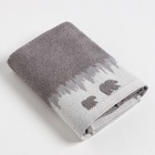 Полотенце махровое Love Life Winter dream 70×130 см, 100% хлопок, 400 г/м², серое - Фото 1