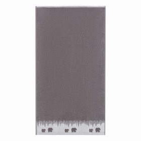 Полотенце махровое Love Life «Winter dream» 70×130 см, серый, 100% хл, 400 г/м²