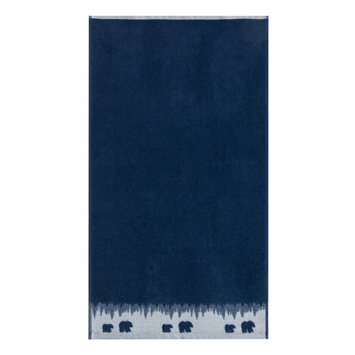 Полотенце махровое Love Life «Winter dream» 70×130 см, синий, 100% хл, 400 г/м² - Фото 1