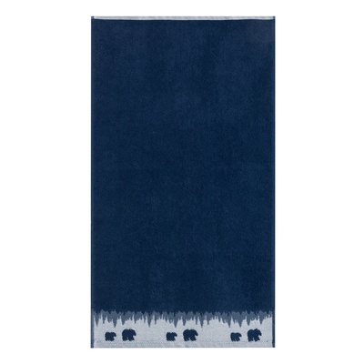 Полотенце махровое Love Life Winter dream 70×130 см, 100% хлопок, 400 г/м², синее