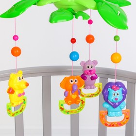 

УЦЕНКА Мобиль музыкальный «Музыкальные листья. Зверятки 2», на батарейках