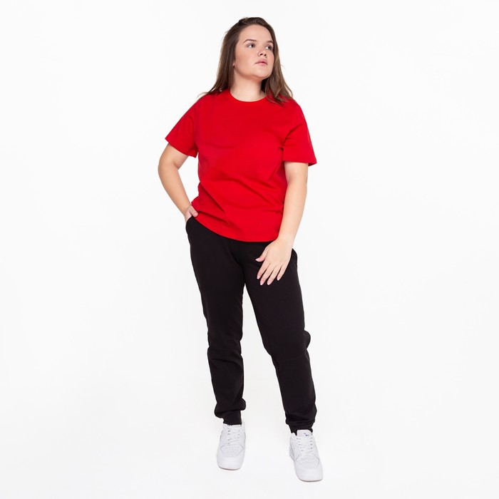 Брюки женские, цвет чёрный, размер 56 - Фото 1