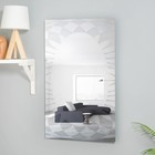 Зеркало, настенное, с пескоструйной графикой, 80×50 см - фото 2981326