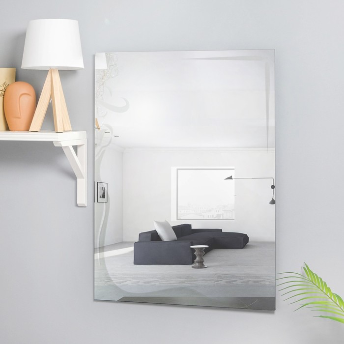 Зеркало, настенное, с пескоструйной графикой, 80×60 см - фото 1907398944