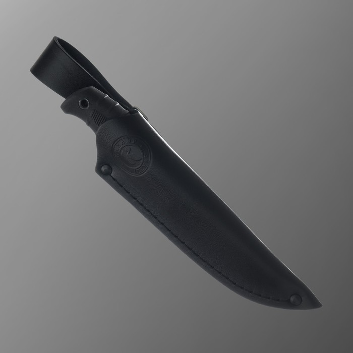 Нож кавказский, туристический "Норд" с чехлом, сталь - AUS-8, рукоять - эластрон, 10.5 см - фото 1905951263