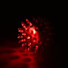 Мяч светящийся мини для кошек, TPR, 3,5 см, жёлтый - Фото 3