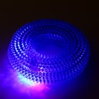 Игрушка светящаяся для собак "Жевательное кольцо", TPR, 12 см, голубая - Фото 5