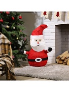 Светодиодная фигура «Дед Мороз» 35×70×35 см, металл, текстиль, 220 В, свечение белое - фото 61018686