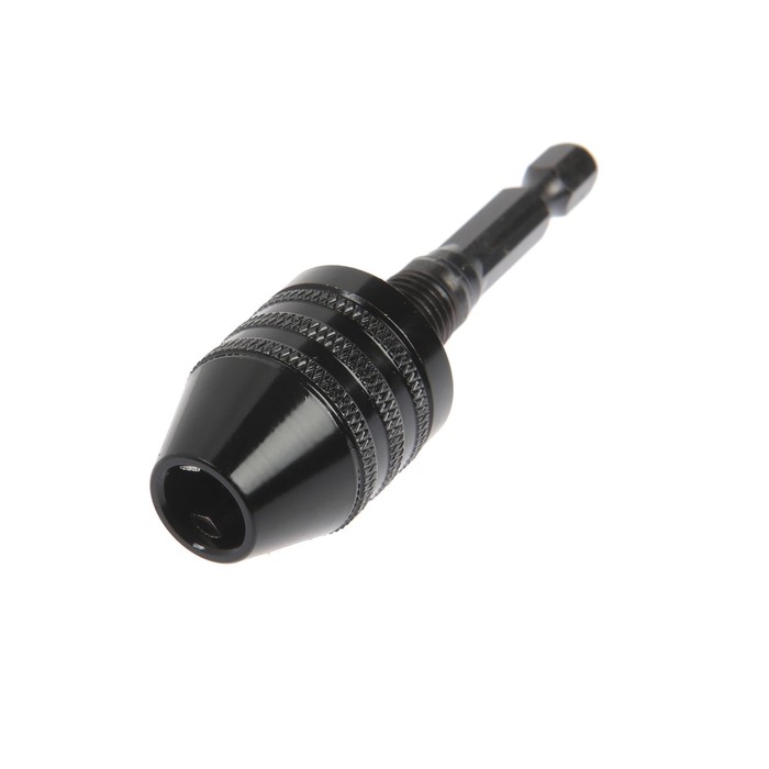 Мини-патрон для дрели, ТУНДРА, хвостовик 1/4", зажим 0.3 - 6.5 мм - Фото 1