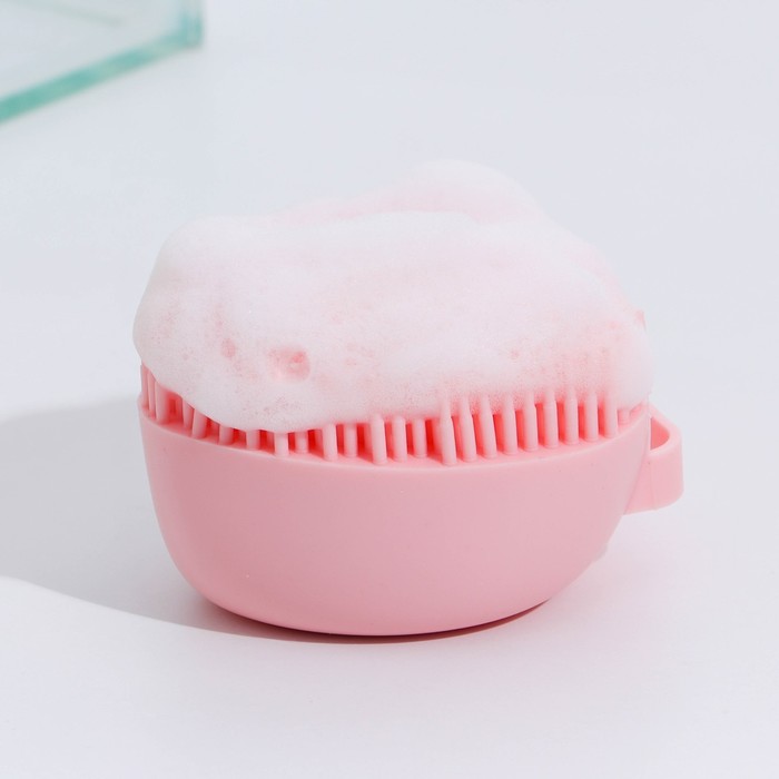 Мочалка с отсеком под мыло «SPA-сательная щеточка» 26841