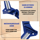 Струбцина угловая ТУНДРА, 90°, винтовой зажим, алюминиевая, 75 мм - Фото 3