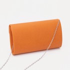 Сумка-клатч на клапане, цвет оранжевый - фото 21527012