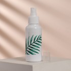 Бутылочка для хранения, с распылителем «Тропики», 100 мл, цвет белый - Фото 1