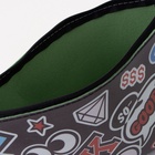 Косметичка на молнии, с ручкой, цвет чёрный - фото 43979968