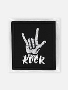 Термоаппликация Rock, 7.8×8.8 см, фасовка 10 шт., чёрная 7291884 - фото 319816796