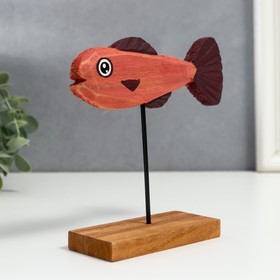 

Сувенир дерево "Красная рыбка" 15х4,5х14 см