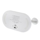 Беспроводная зарядная станция 3 в 1 LCC-83, 15 Вт, MagSafe, с подставкой, подсветка, белая - фото 51455026 Беспроводная зарядная станция 3 в 1 LCC-83, 15 Вт, MagSafe, с подставкой, подсветка, белая - фото 51455026
