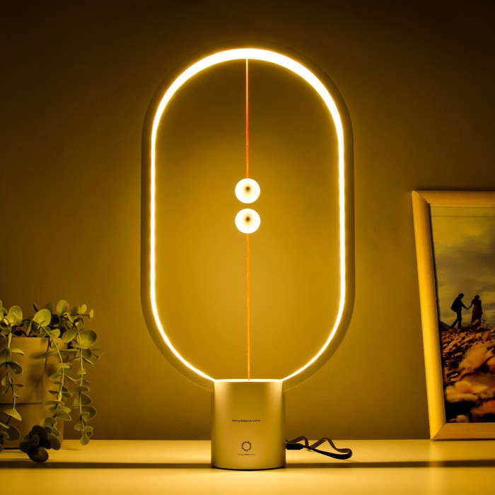 Настольная лампа "Баланс" LED 3Вт 4000К белый 22х7х40,6 см RISALUX - фото 1908859848