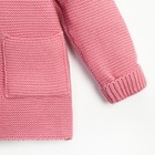 Джемпер вязаный Крошка Я "Trendy" рост 74-80 см, цвет розовый - Фото 6