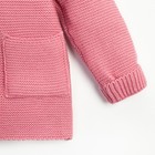 Джемпер вязаный Крошка Я Trendy, рост 80-86 см, розовый - Фото 6