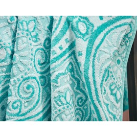 

Полотенце махровое Delhi turquoise, размер 100х150 см